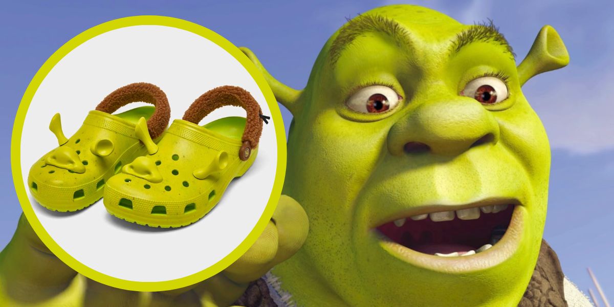 The Shrek x Crocs Classic Clog Is Taken Over by the Ogre's Face